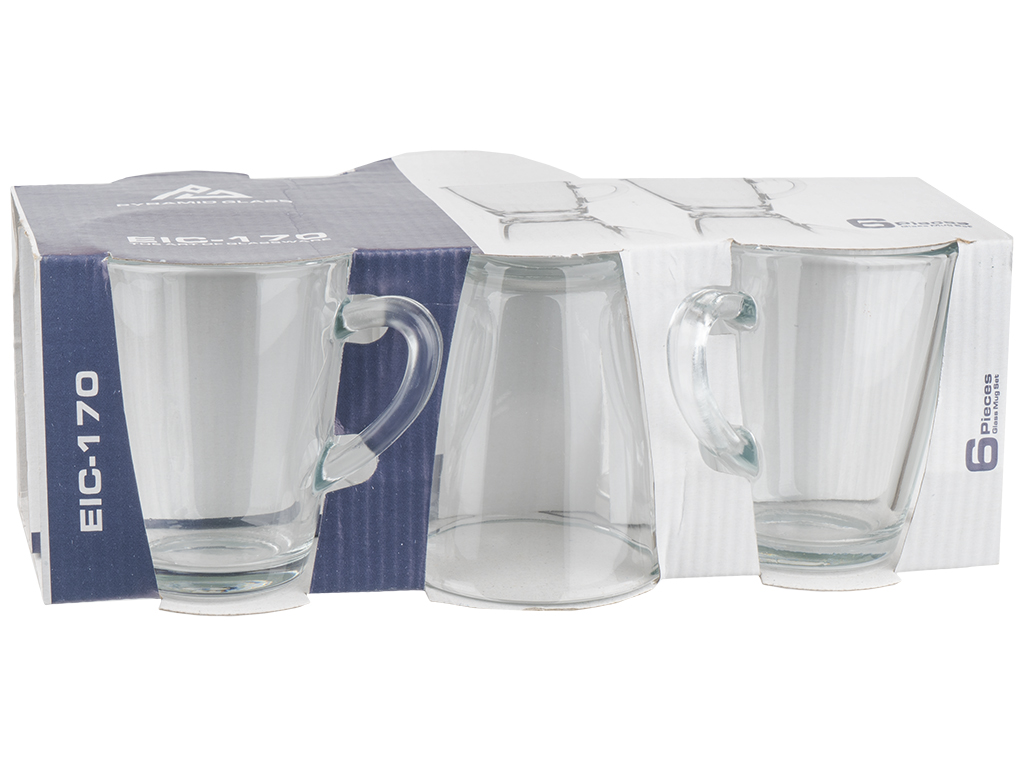 Набор кружек Americano plain, 160мл (цена за набор 6шт) 60075