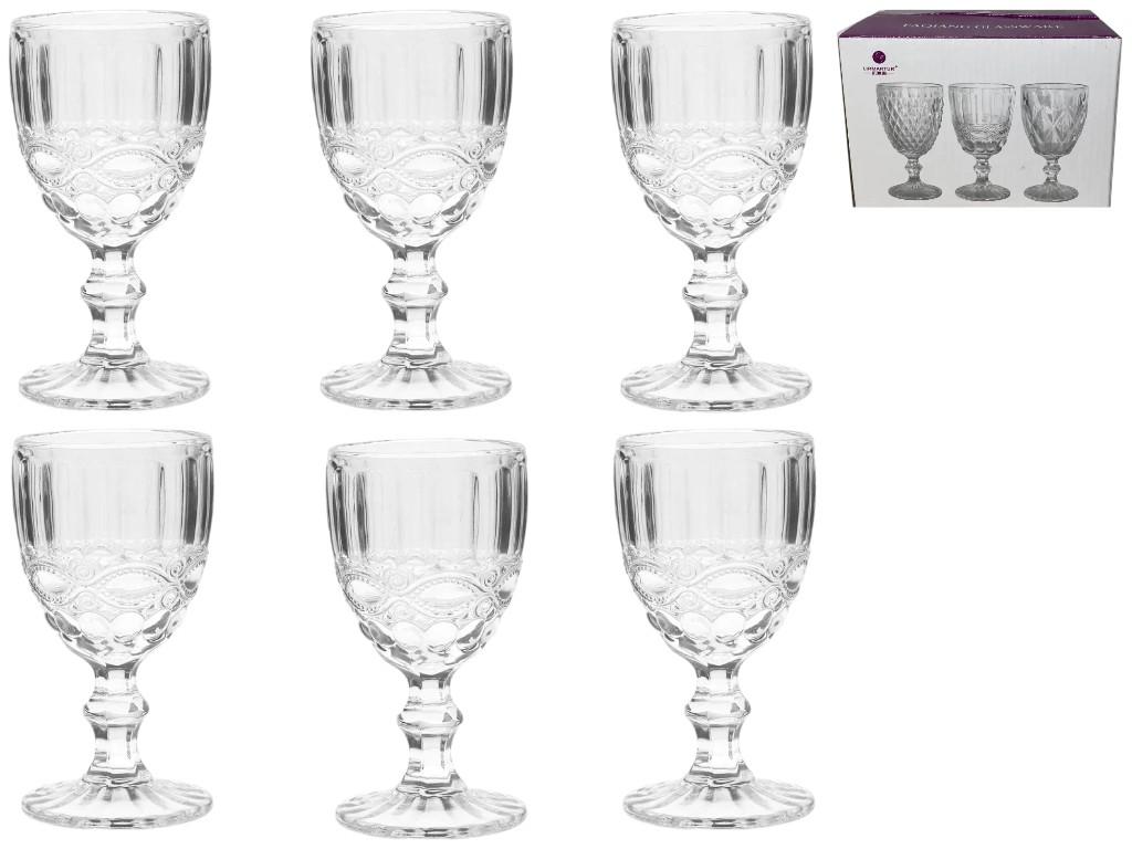 Рюмка Palazzo, на ножке, стекло, 50мл, цвет прозрачный (цена за набор 6шт)