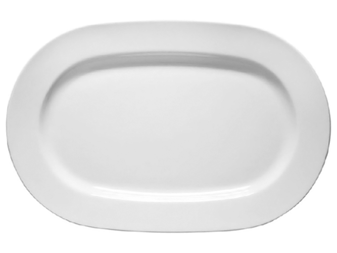 Тарелка овальная Frig, 22см, белая