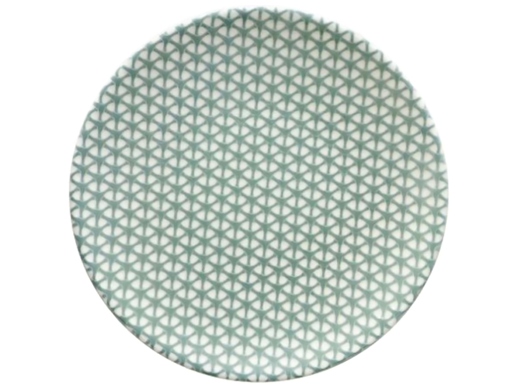 Тарелка мелкая NC HR, 25см, зеленая