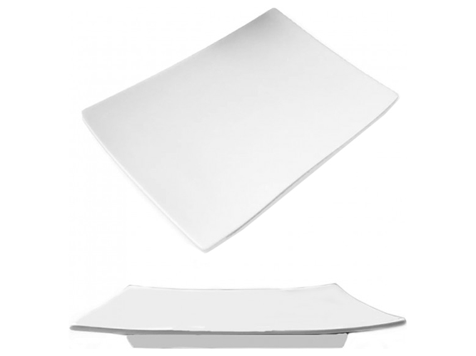 Тарелка прямоугольная плоская, 30х24см