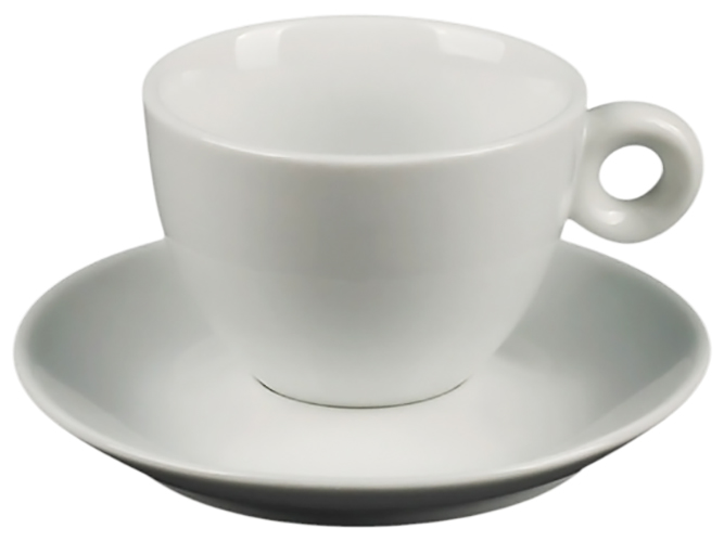 Чайный набор: чашка 200мл+блюдце (цена за набор 2 предмета)