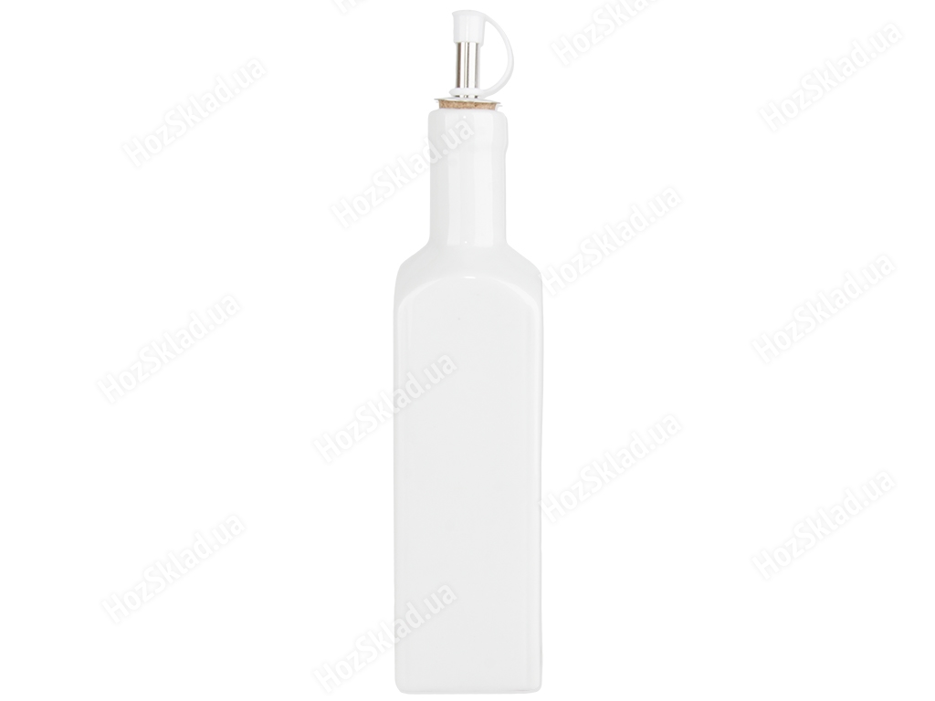 Бутылка для масла Helios фарфоровая с пробкой-дозатором 5х5х24см 300мл