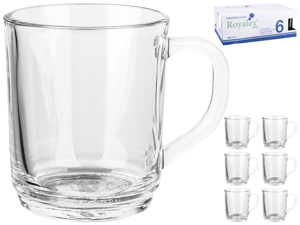 Набор кружек Tea mug, 220мл, 1335 (цена за набор 6шт)