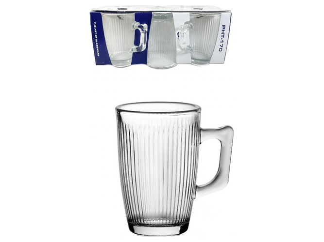 Набір чашок Doppio line, 170мл (ціна за набір 6шт)