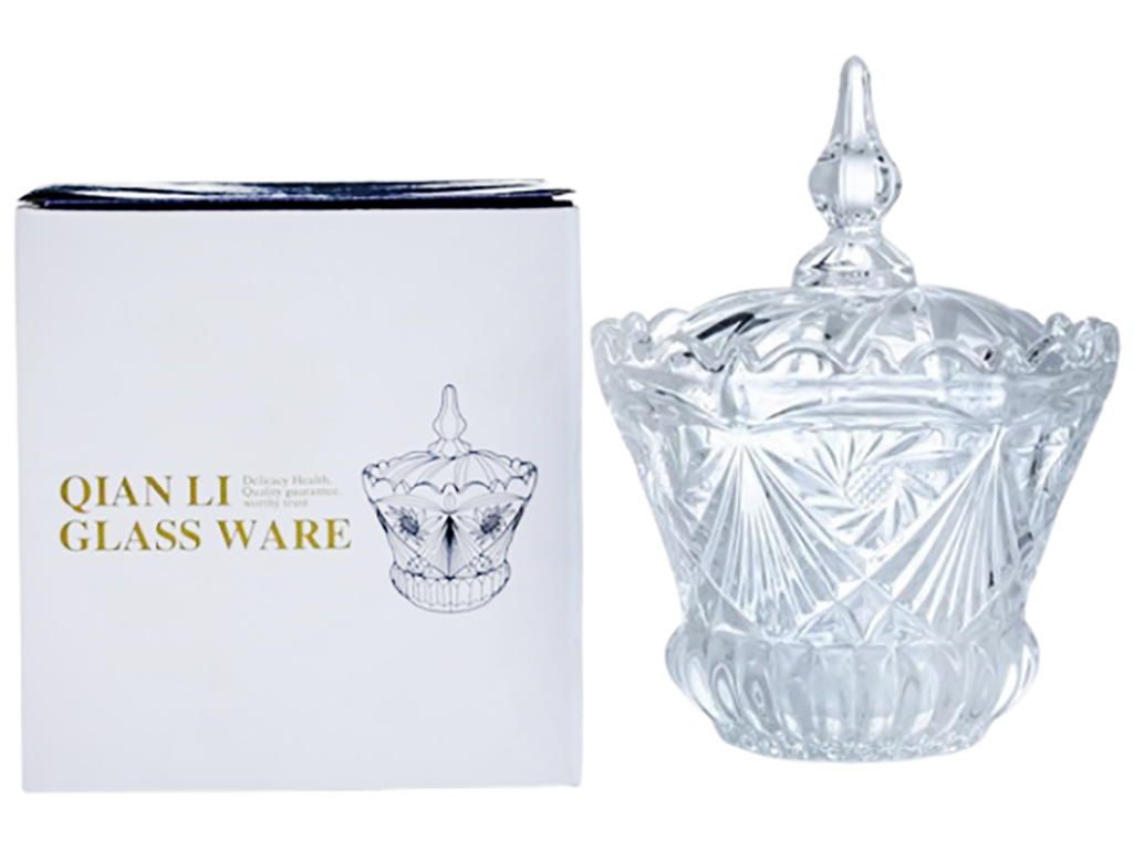 Конфетница для сладостей Делайт, с крышкой, 15,6см