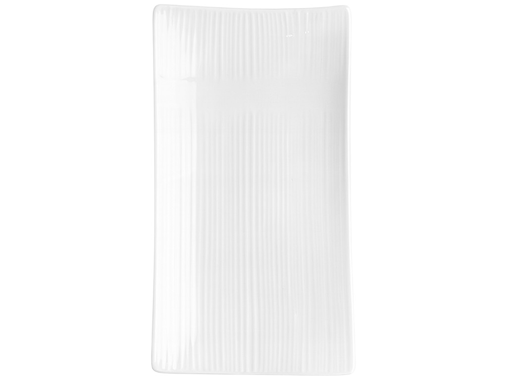 Блюдо прямоугольное Extra White, фарфор, 27×13см, цвет белый