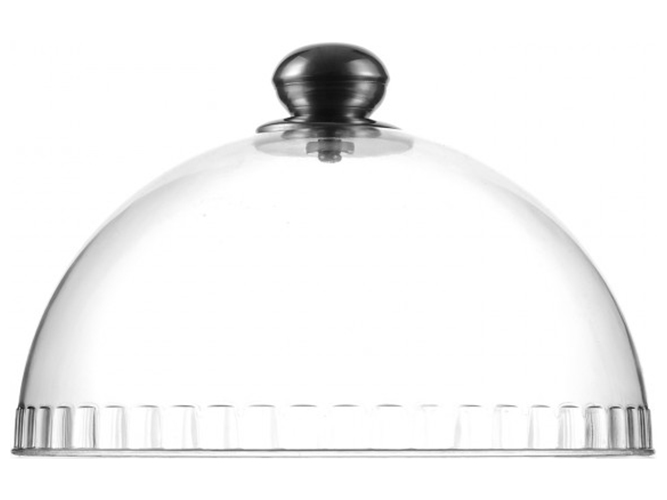 Крышка-купол для тортовницы Helios, прозрачная 9,5", 21см