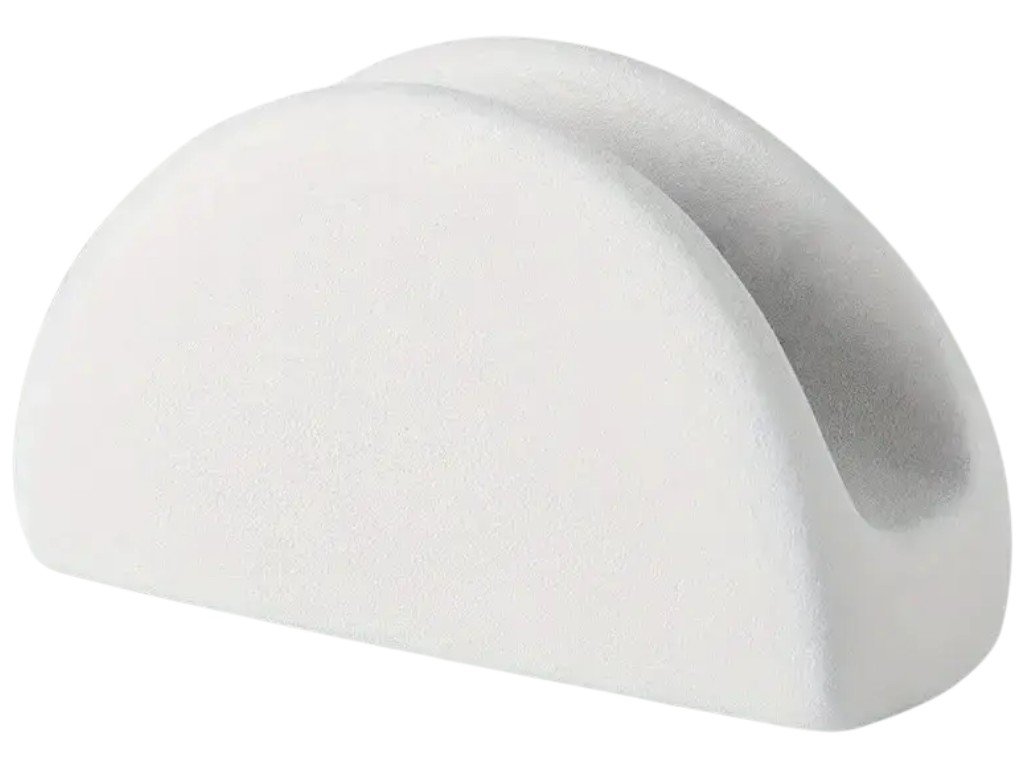 Салфетница Extra White, фарфор, 12,5×3×8см, цвет белый