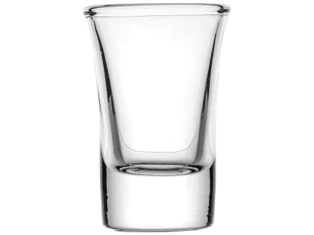 Стопка Plain shot, стекло, 35мл, цвет прозрачный
