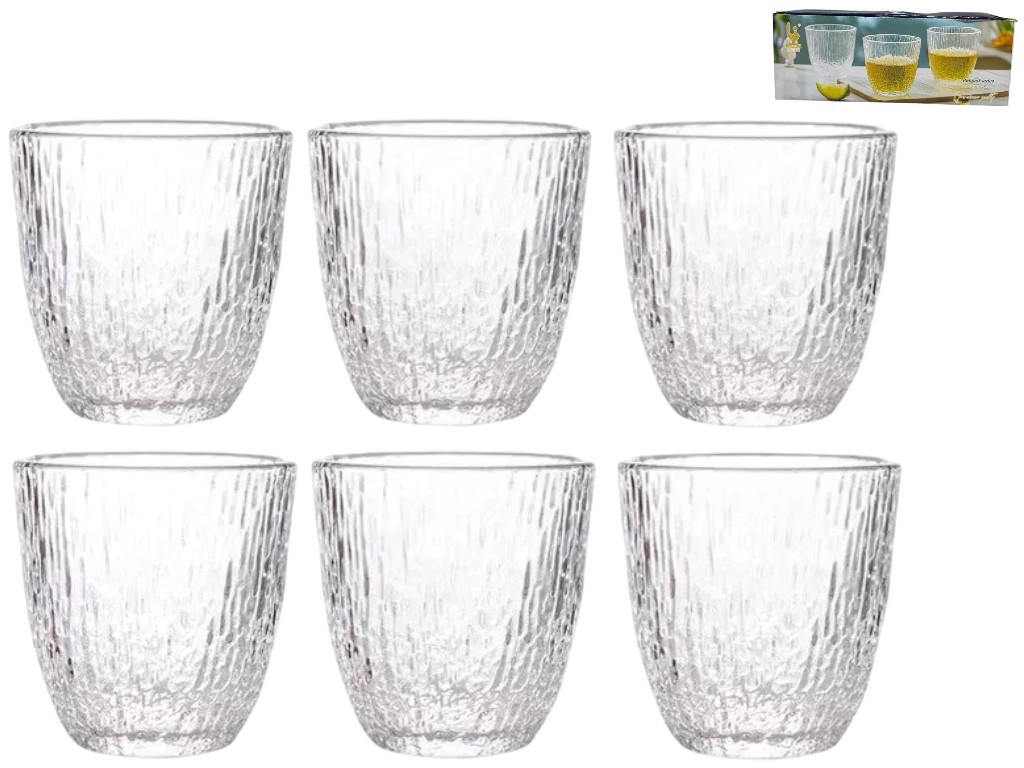 Стакан низкий Frost Ice, стекло, 300мл, цвет прозрачный (цена за набор 6шт)