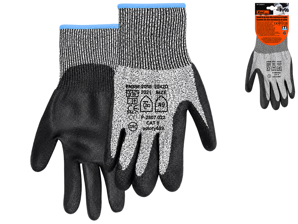 Перчатки рабочие Kmt Tools, полиэстер, нейлон, PU, размер 11/XXL