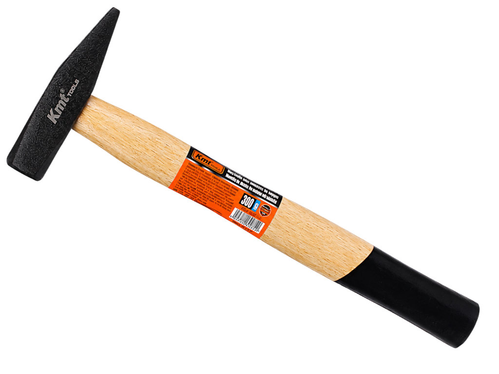 Молоток рихтовочный Kmt Tools, дерево, углеродистая сталь, 300г, 10,3×30,3см
