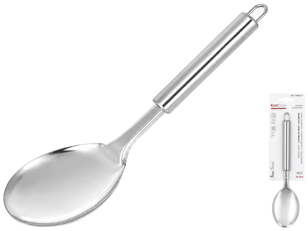 Ложка сервировочная Kmt Style, нержавеющая сталь, 26,5×7,5см,
