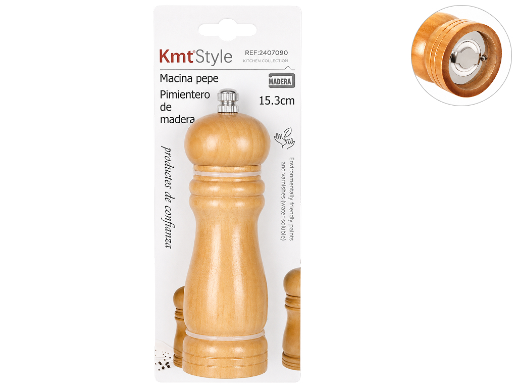 Мельница для перца Kmt Style, дерево, 15,3×4,5см