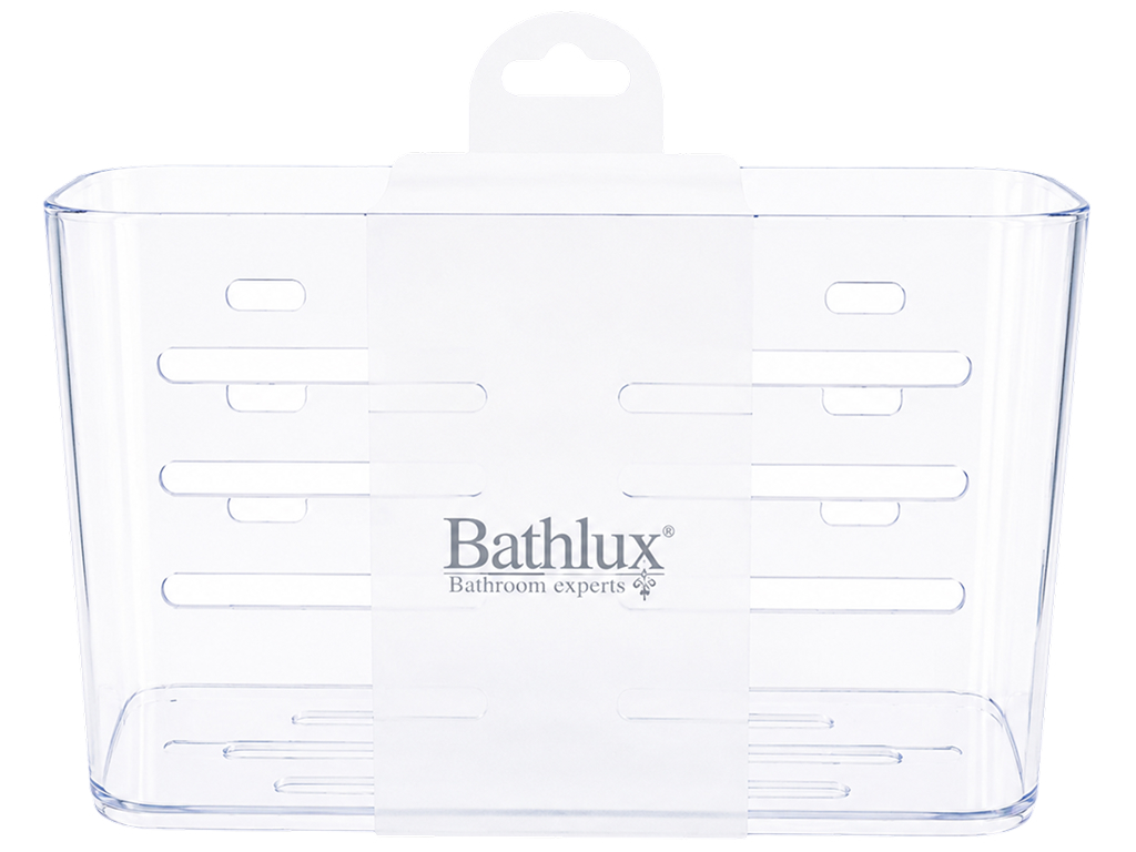 Органайзер для ванної Bathlux, настінний, 18,6×12,1×9,2 см