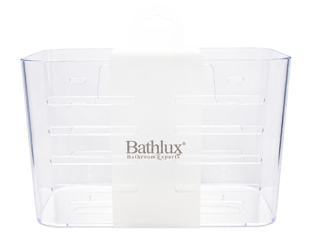 Органайзер для ванної Bathlux, настінний, 15,7×7,9×8,3 см