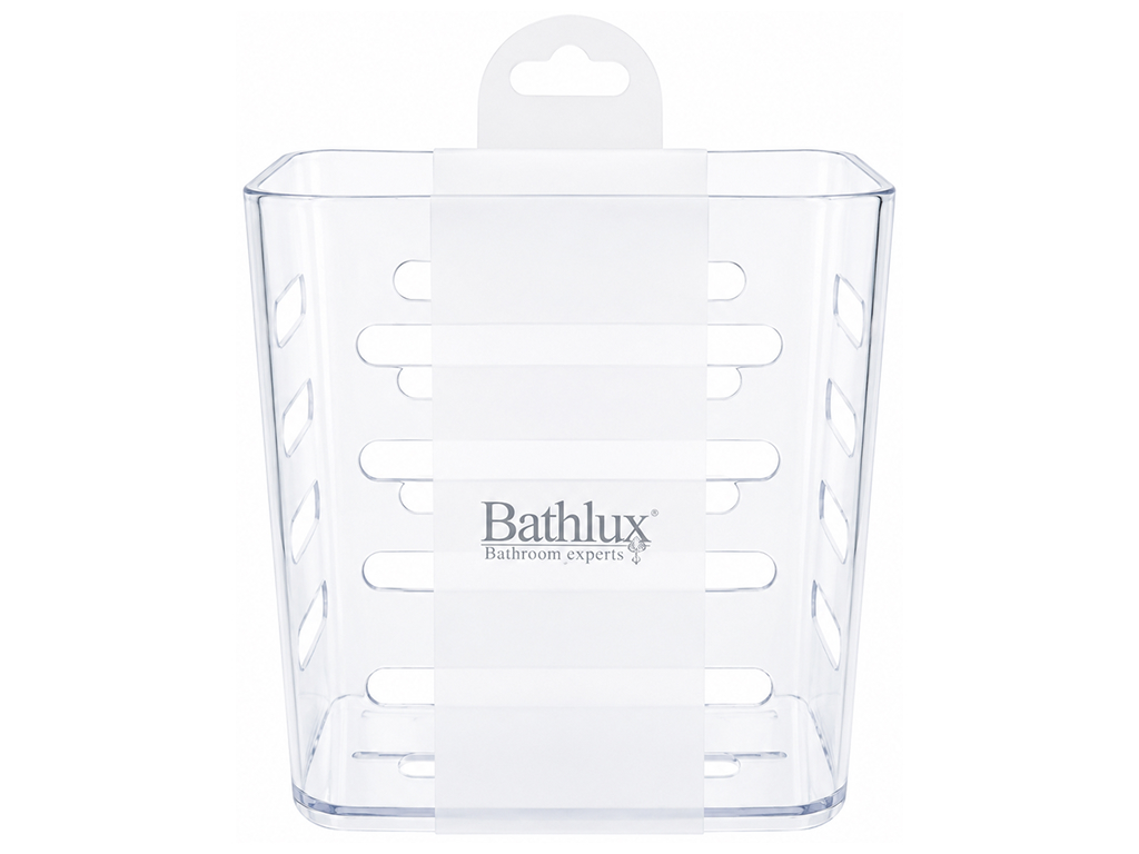 Органайзер для ванної Bathlux, настінний, 10×10,8×7,8 см