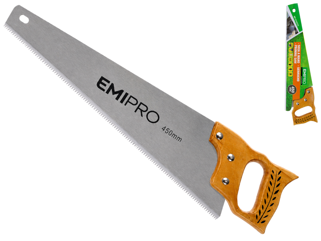 Пила ручная EmiPro, дерево, сталь, 45см