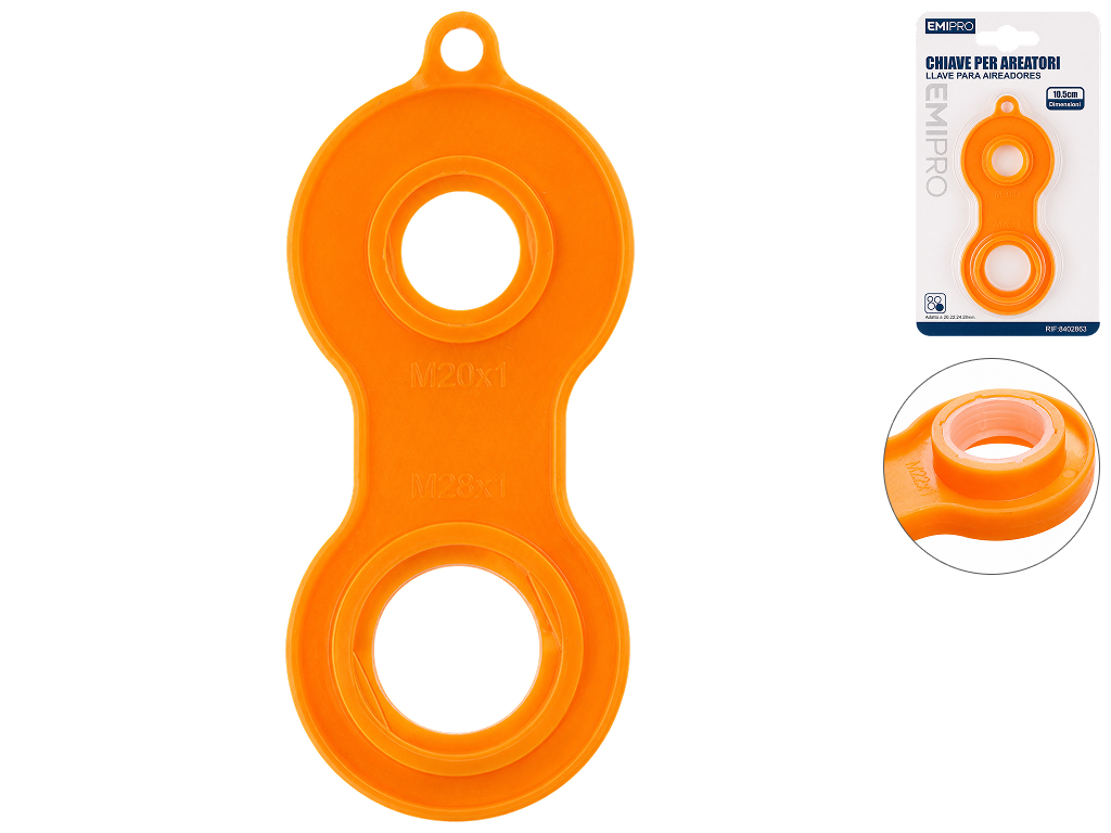 Ключ для аератора Emipro, 4,5x10,5 см