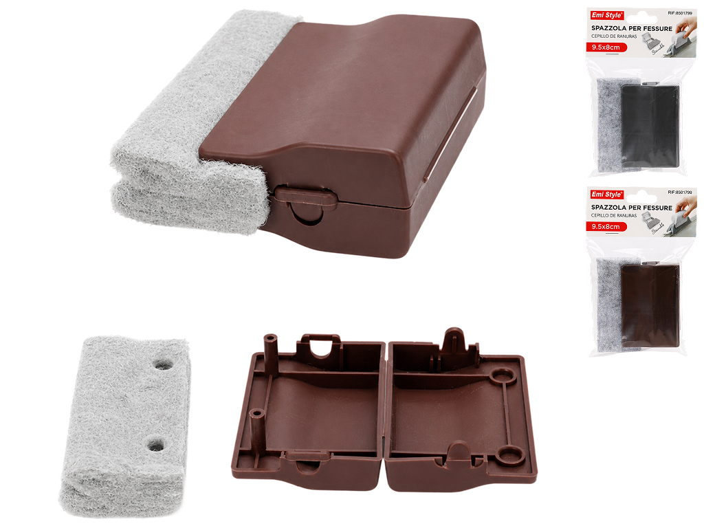 Щетка для очистки щелей Emi Style, 9,5×8 см, 2 вида (цена за 1шт)