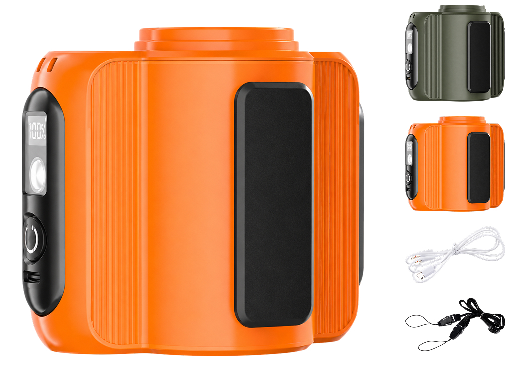 Вентилятор портативный EmiPro, ABS, USB, 9,5×7×11см, 2 цвета (цена за 1шт)