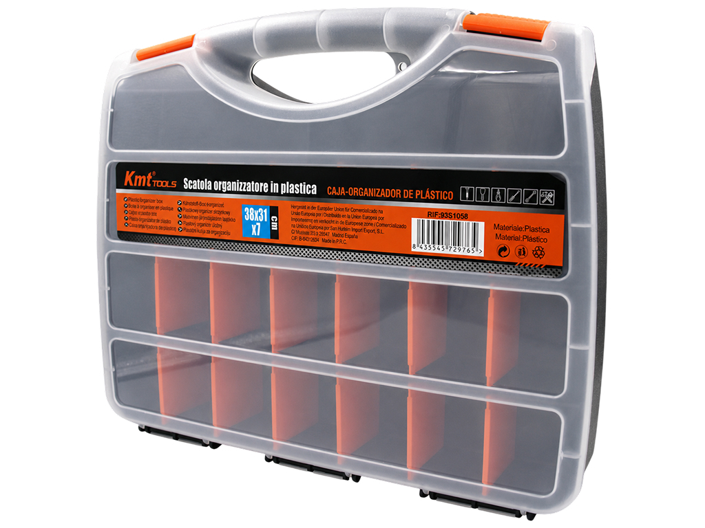 Органайзер для инструментов Kmt Tools пластиковый, 38×31×7 см