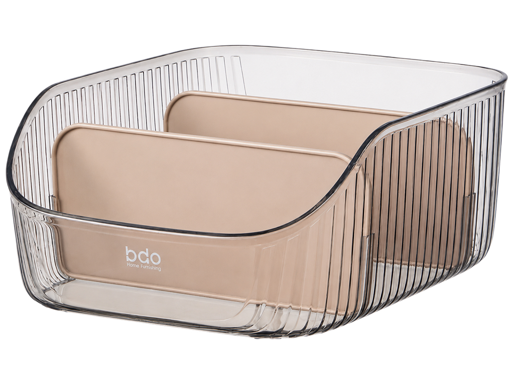 Органайзер для ванної кімнати BDO, пластиковий, 23,5×20,3×10 см, бежевий