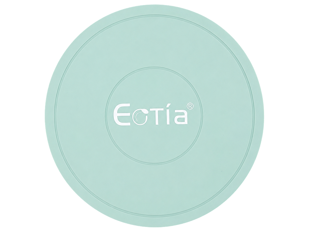 Силиконовая подставка под горячее Eotia, d16 см, мятная