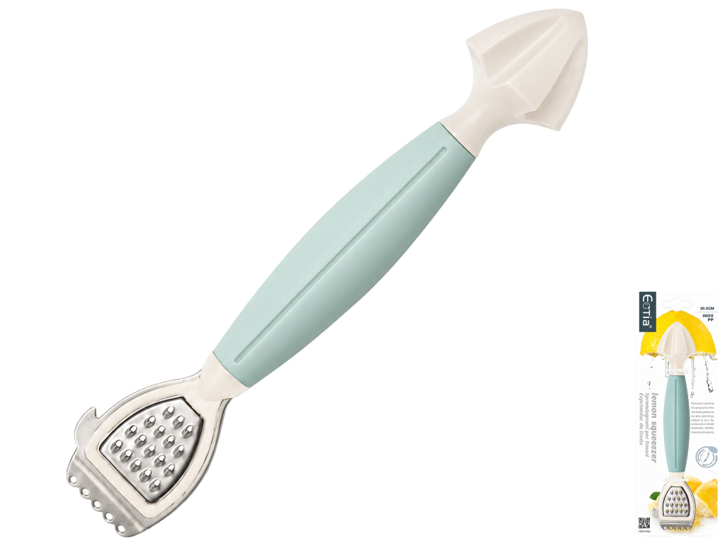Соковыжималка для цитрусовых и терка для цедры Eotia, 20,5×3,9 см