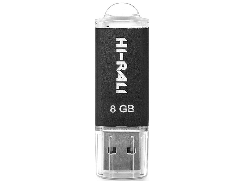 USB флеш-накопичувач Hi-Rali Rocket 8gb Колір Чорний