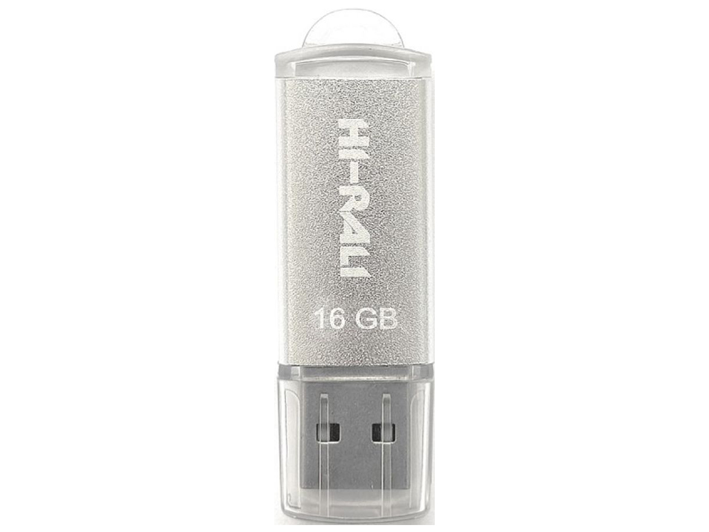 USB флеш-накопичувач Hi-Rali Rocket 16gb Колір Сталевий