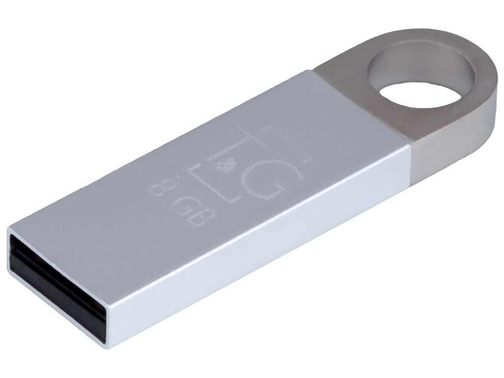 USB Flash Drive T&G 8gb Metal 026 Цвет Стальной