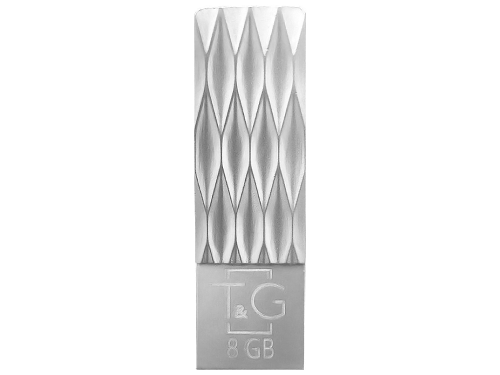 USB Flash накопитель T&G 8gb Metal 103 Цвет Стальной
