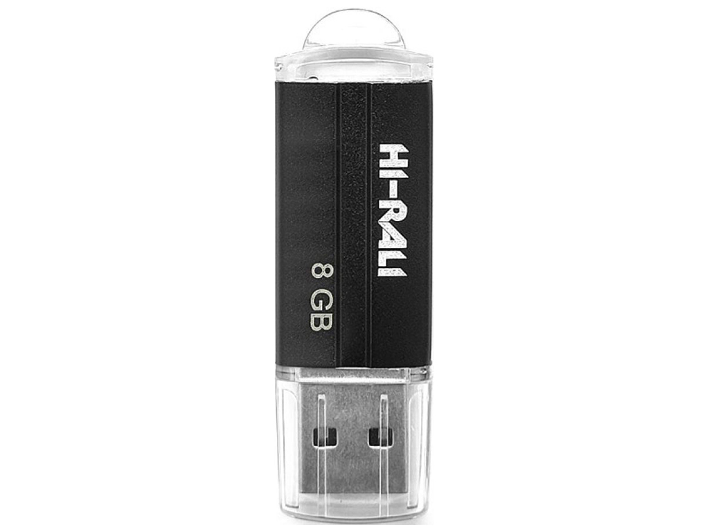 USB флеш-накопичувач Hi-Rali Corsair 8gb, Чорний