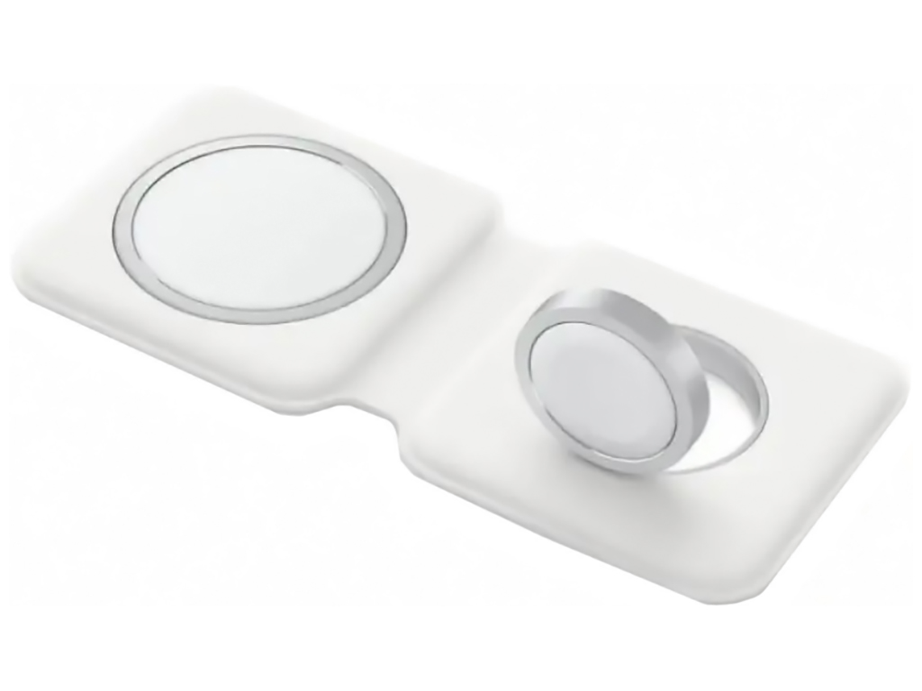 Бездротовий Зарядний Пристрій MagSafe Duo 17.5W 1:1 Колір Бiлий