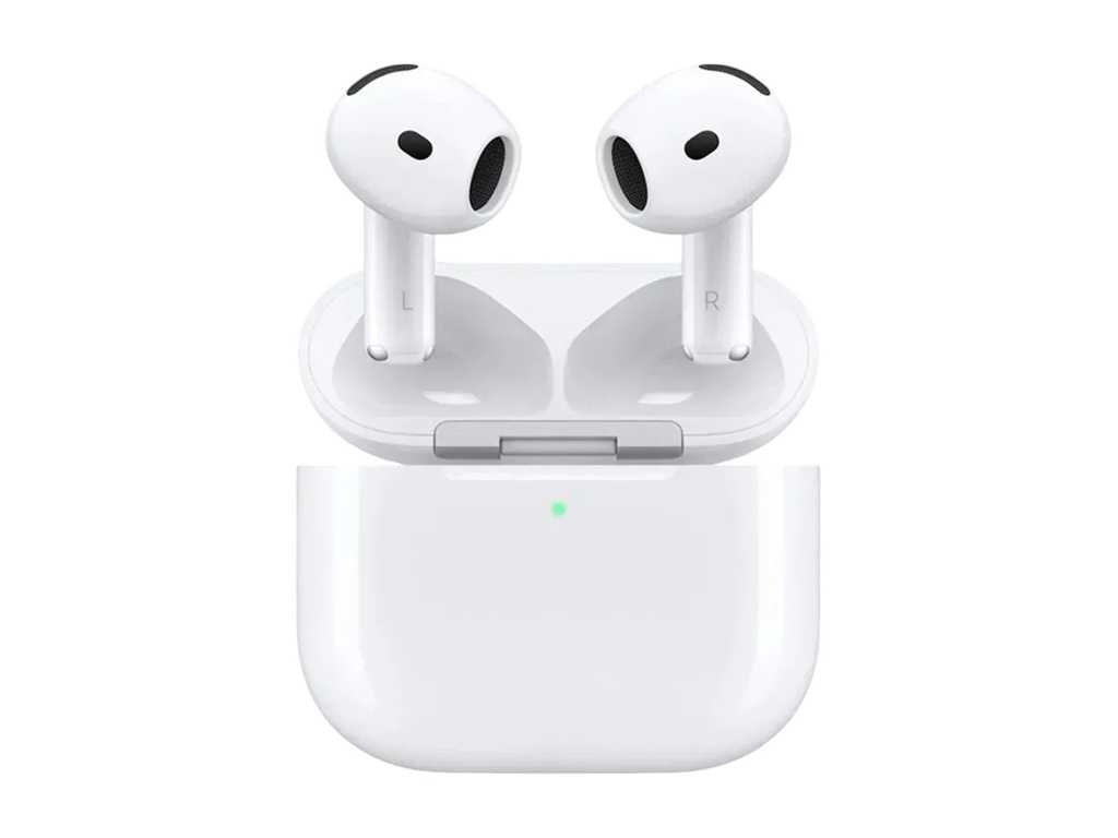 Блютуз стерео гарнитура в стиле Airpods 4 Copy (чип Jerry), белый