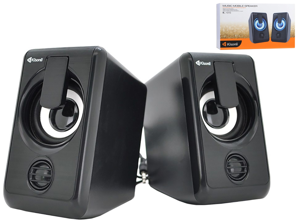 Компьютерные колонки Kisonli L-1010 Black