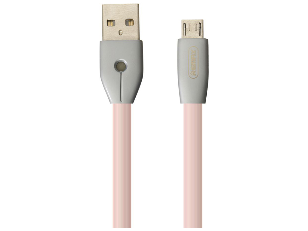 Кабель USB Remax RC-043m Knight Micro Цвет Розовый