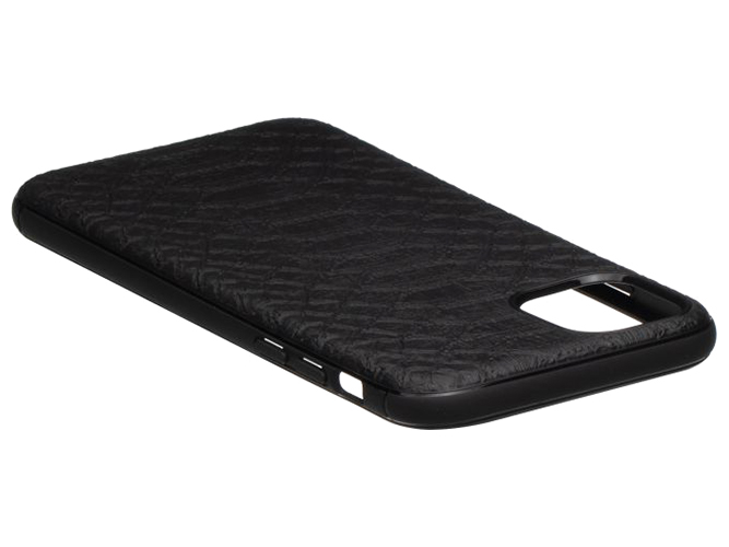 Чехол TPU Leather Croco with Magnit для iPhone 11 Pro Цвет Чёрный