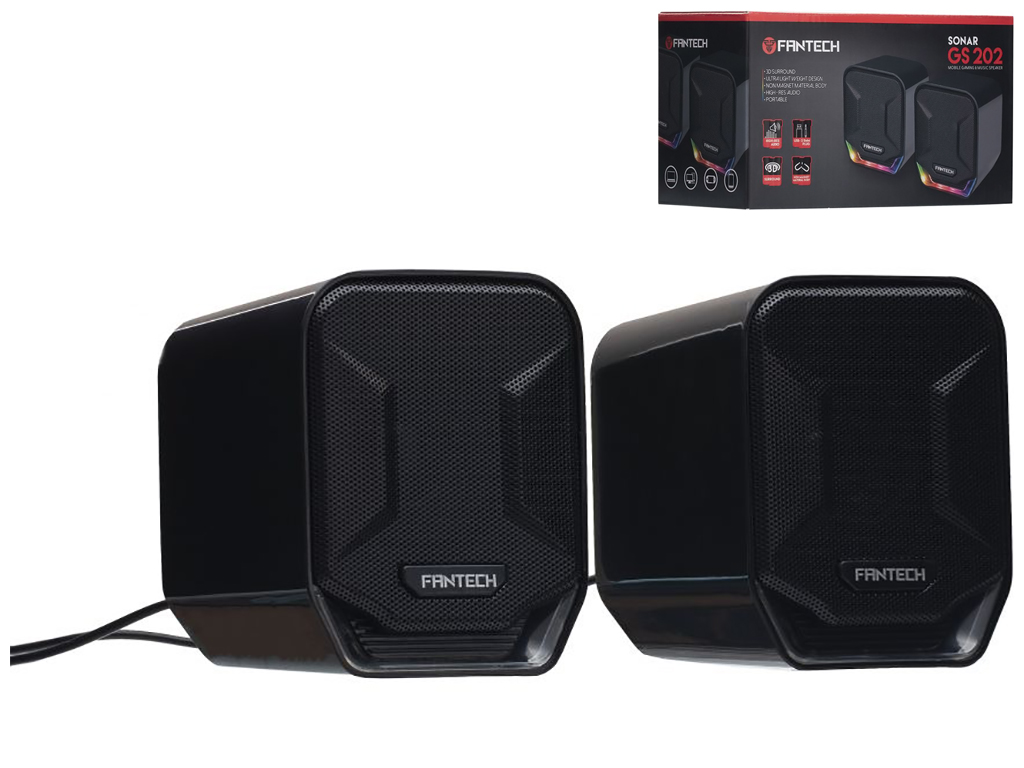 Комп'ютерні колонки Fantech GS202 Sonar Чорний