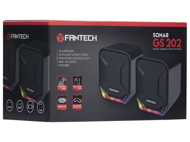 Комп'ютерні колонки Fantech GS202 Sonar Чорний