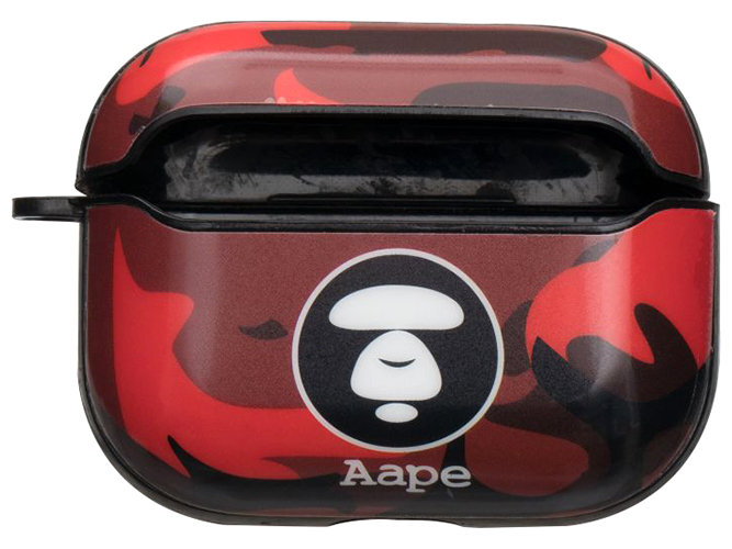 Футляр для наушников Airpods Pro Glossy Brand Цвет 12, Aape red