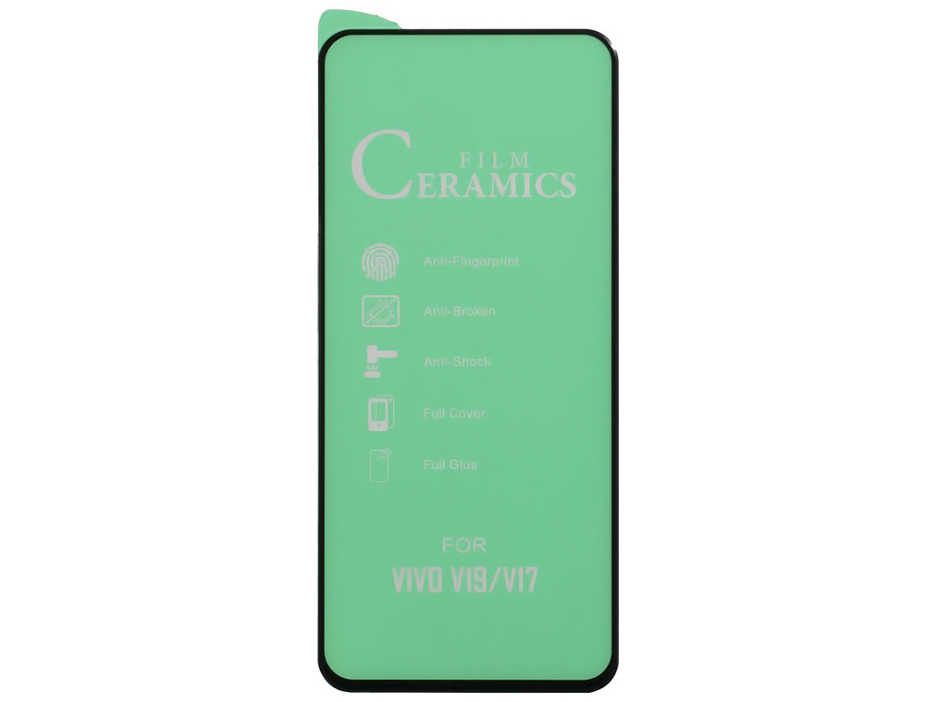 Защитное стекло Film Ceramic for Vivo V17 / V19 без упаковки Цвет Чёрный
