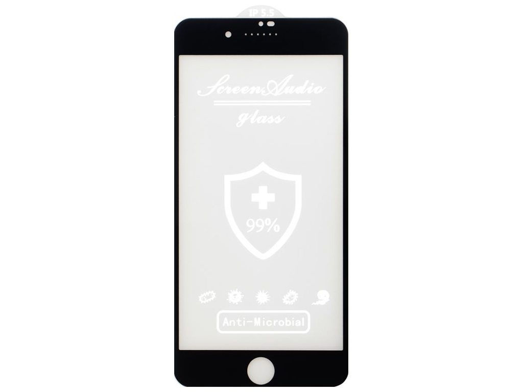 Защитное стекло Screen Audio for Apple Iphone 7 Plus / 8 Plus без упаковки Цвет Чёрный