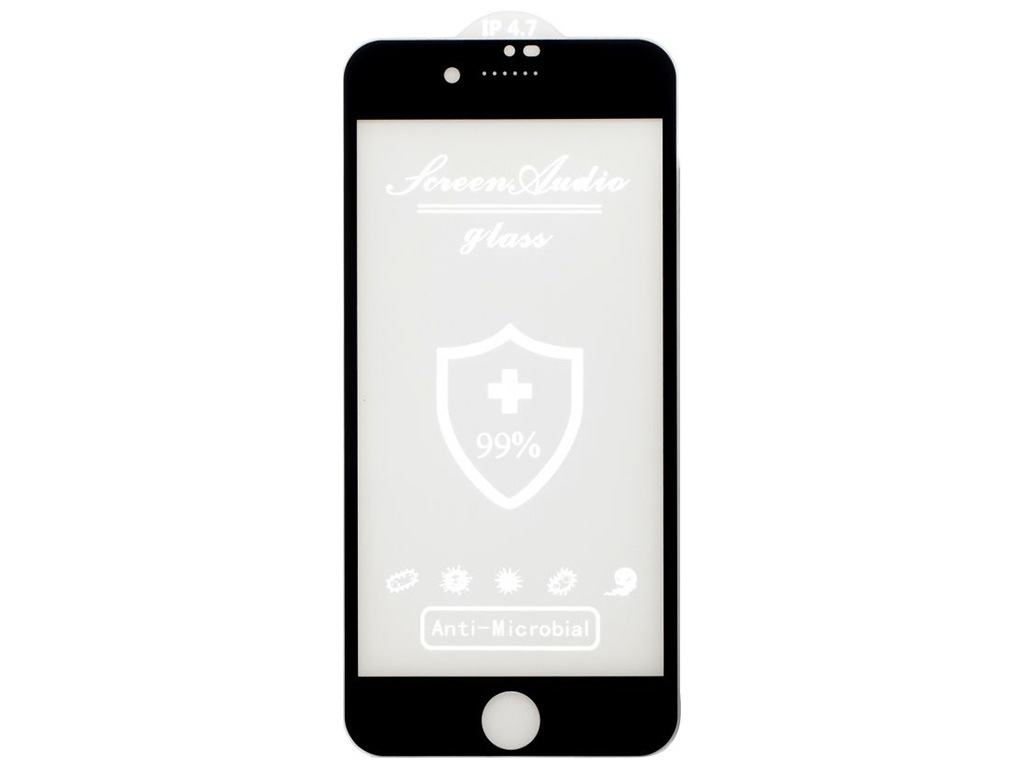 Защитное стекло Screen Audio for Apple Iphone 7 / 8 / SE 2020 без упаковки Цвет Чёрный