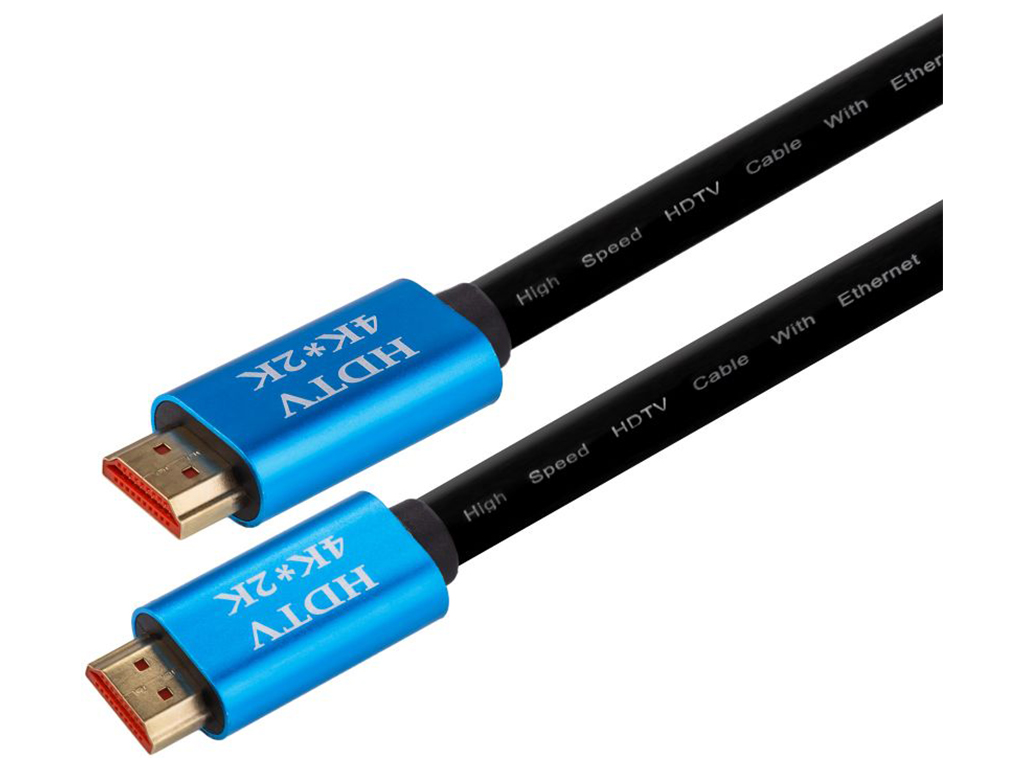 Кабель HDMI- HDMI 2.0V 5m 4K, Чёрный