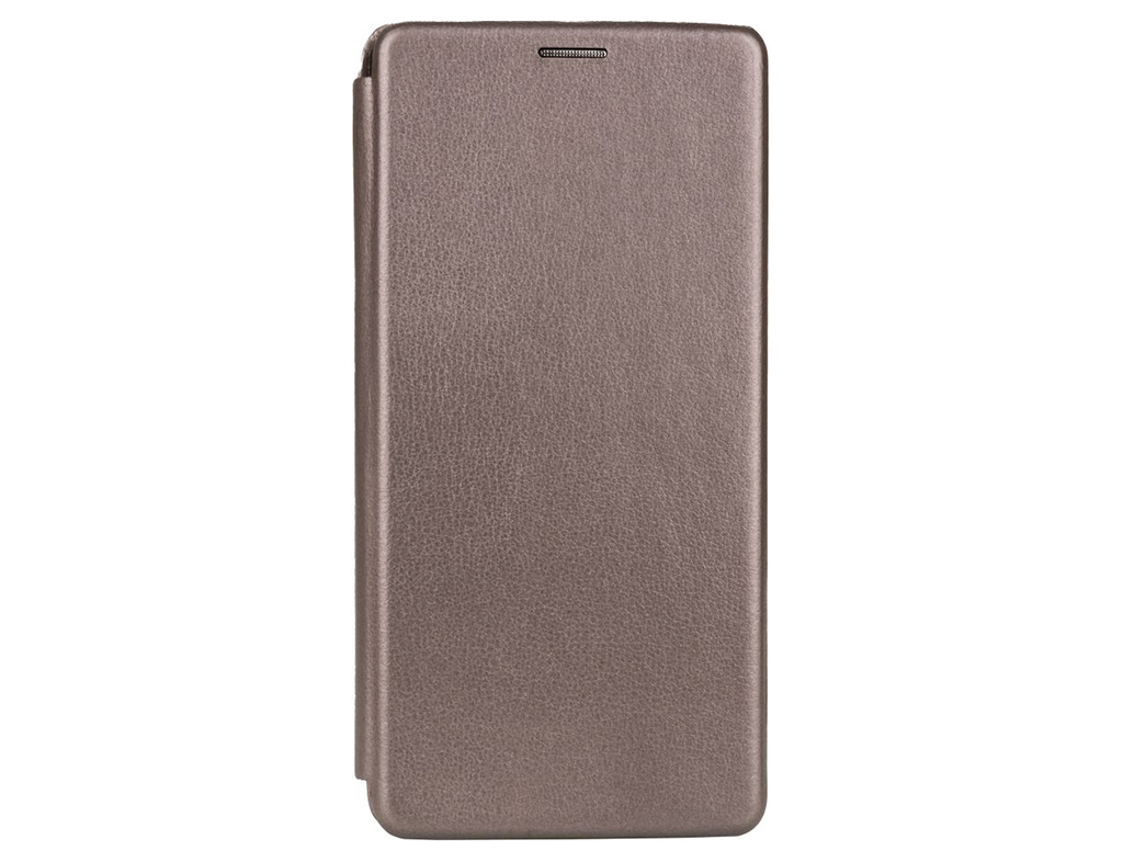 Чехол-книжка кожа для Xiaomi Poco X3/Poco X3 Pro Цвет Серый