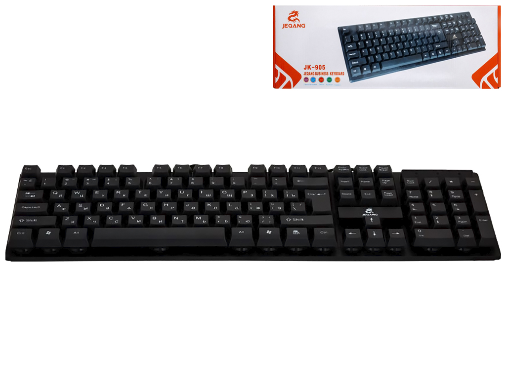Клавиатура JEQANG JK-905, цвет Черный