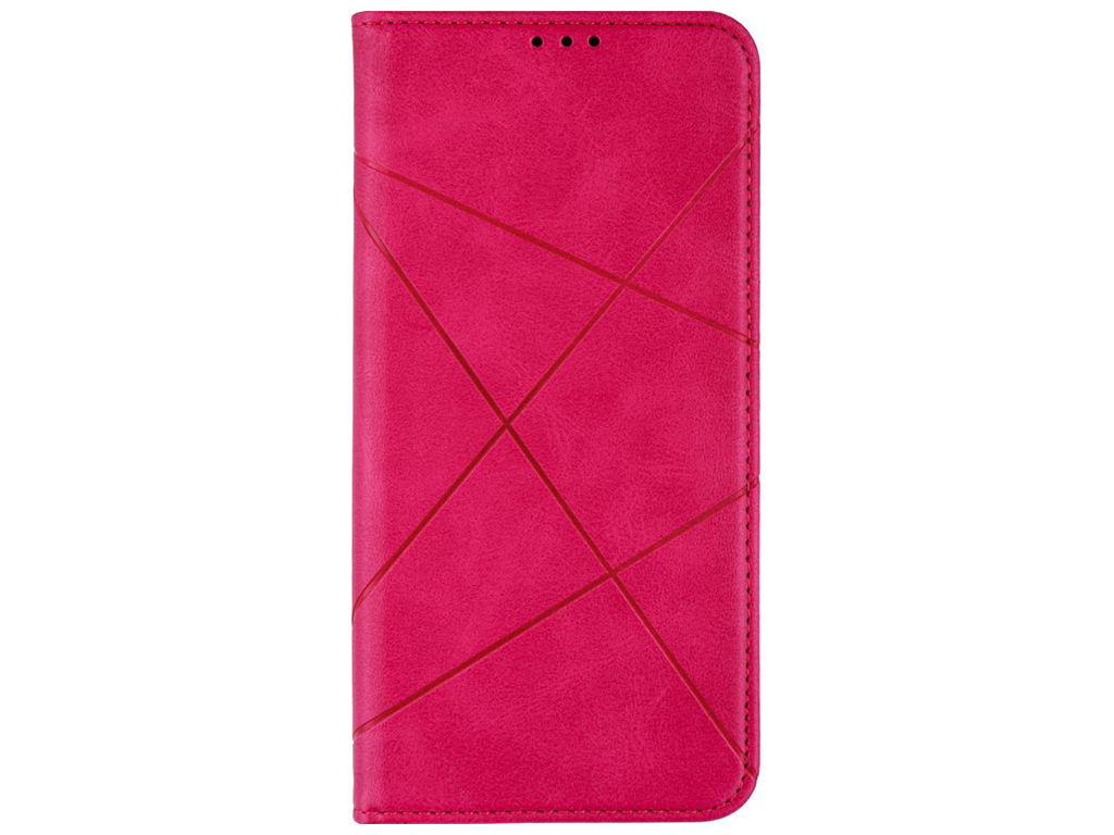 Чехол-книжка Business Leather для Samsung Galaxy A02s Eur Ver Цвет Малиновый